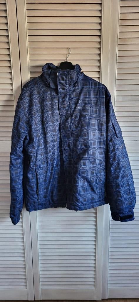 Donkerblauwe ski jas van merk Enuy, Enuy, Ophalen of Verzenden, Gedragen, Maat 48/50 (M)