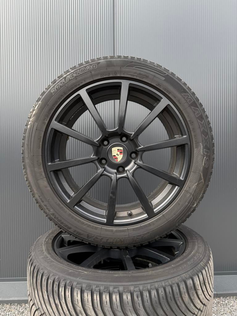 Porsche Cayenne 20 inch velgen met all-season banden, Auto-onderdelen, Banden en Velgen, Ophalen, Gebruikt, 275 mm, Banden en Velgen
