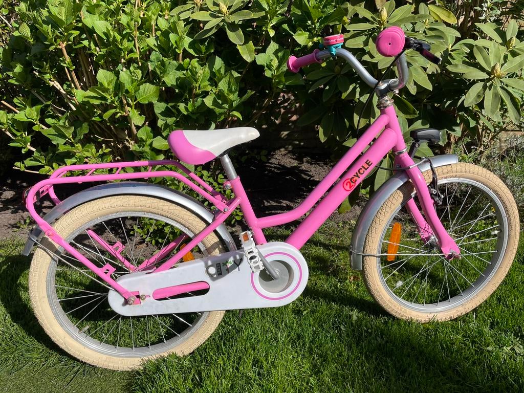 Leuke meidenfiets!, Ophalen, Zo goed als nieuw, 20 inch, Handrem