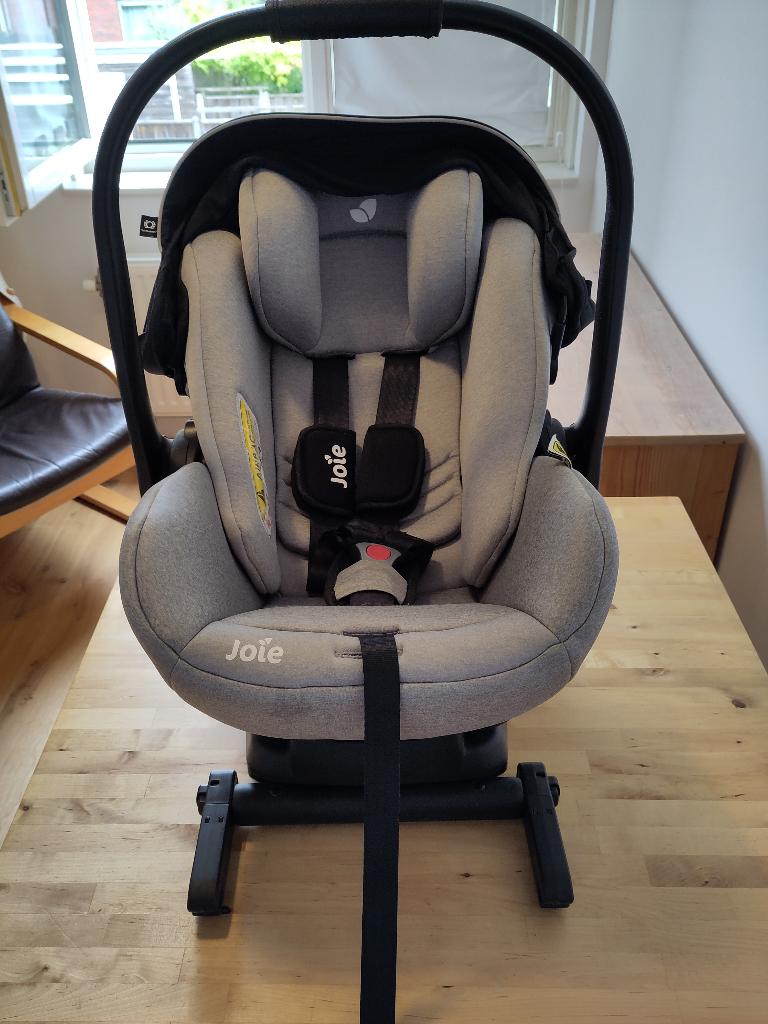 Joie i-level met i-base, Kinderen en Baby's, Autostoeltjes, Verstelbare rugleuning, Zo goed als nieuw, Isofix, 0 t/m 13 kg