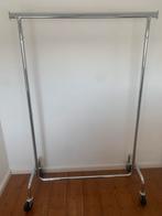 Verrijdbaar kledingrek - Chroom, Ophalen, Met wielen, Nieuw