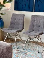 6x Henders en Hazel eetkamerstoel, Ophalen, Zo goed als nieuw, Vijf, Zes of meer stoelen, Stof