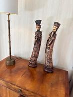 Antiek exclusief bijzonder Chinese beelden keizerspaar, Ophalen of Verzenden