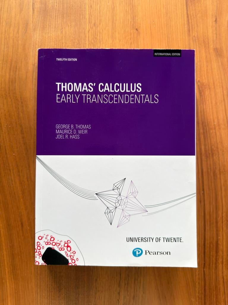 Thomas’ Calculus: Early Transcendentals (12e, International), Ophalen of Verzenden, Beta, Zo goed als nieuw, WO