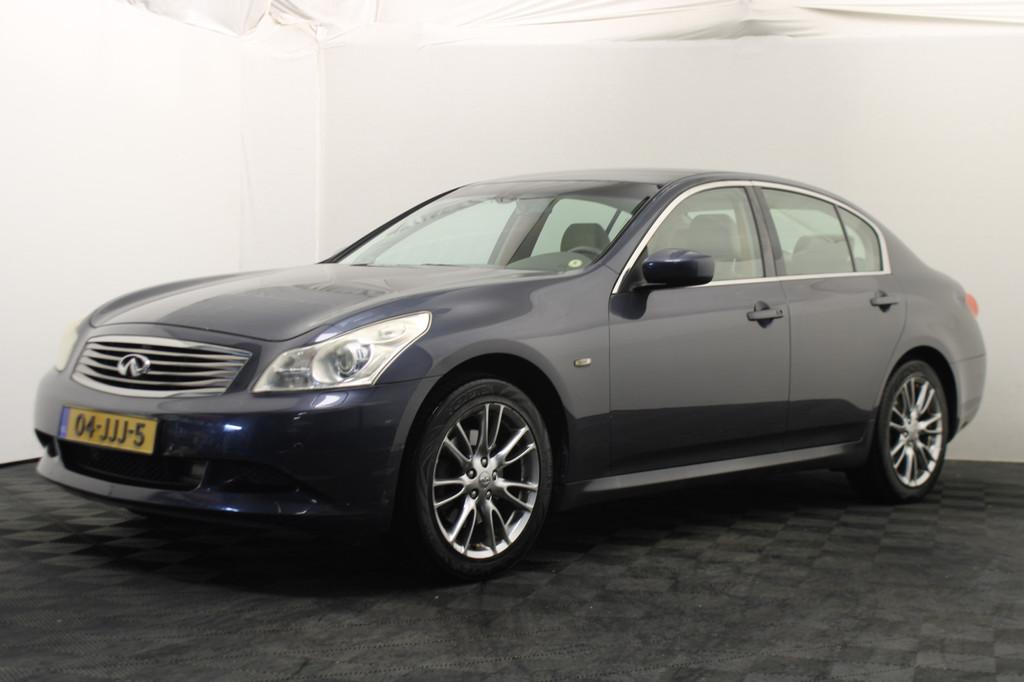 Infiniti G 37 AWD |Camera|Navi|Stoelverw.| (bj 2009), Auto's, Infiniti, Automaat, 3696 cc, Gebruikt, Beige