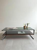 Vintage Space Age salontafel palissander/rookglas, jaren 60, Ophalen, 100 tot 150 cm, Space age, sixties, retro, Onbekend