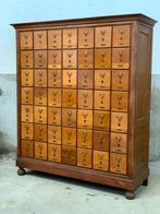 Grote Notariskast, 49 lades, uniek stuk eiken, Ophalen