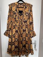 Julien Macdonald zwierige jurk met ruffles maat 46, Ophalen of Verzenden, Zo goed als nieuw, Geel, Jurk