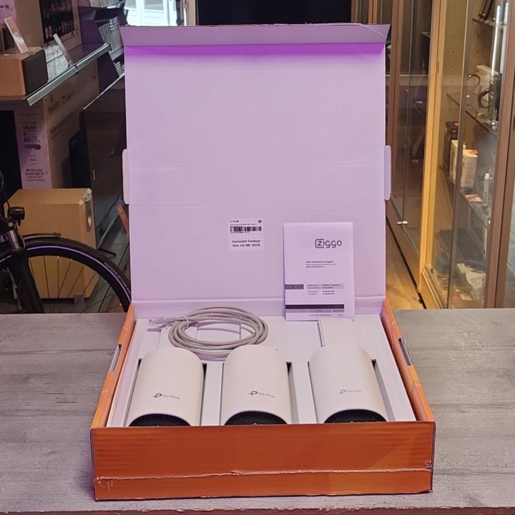 TP-Link Deco M4 Mesh WiFi  3-pack | Nieuw Met Factuur, TP-Link, Nieuw, Support@tplink.com, TP-Link Corporation Limited
Room 901, 9/F, New East Ocean Centre
9 Science Museum Road, Tsim Sha Tsui
Kowloon, Hong Kong