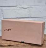 JHAY - Prachtige suedeleren pumps maat 41 - Nieuw €105, Blauw, Nieuw, Ophalen of Verzenden, X