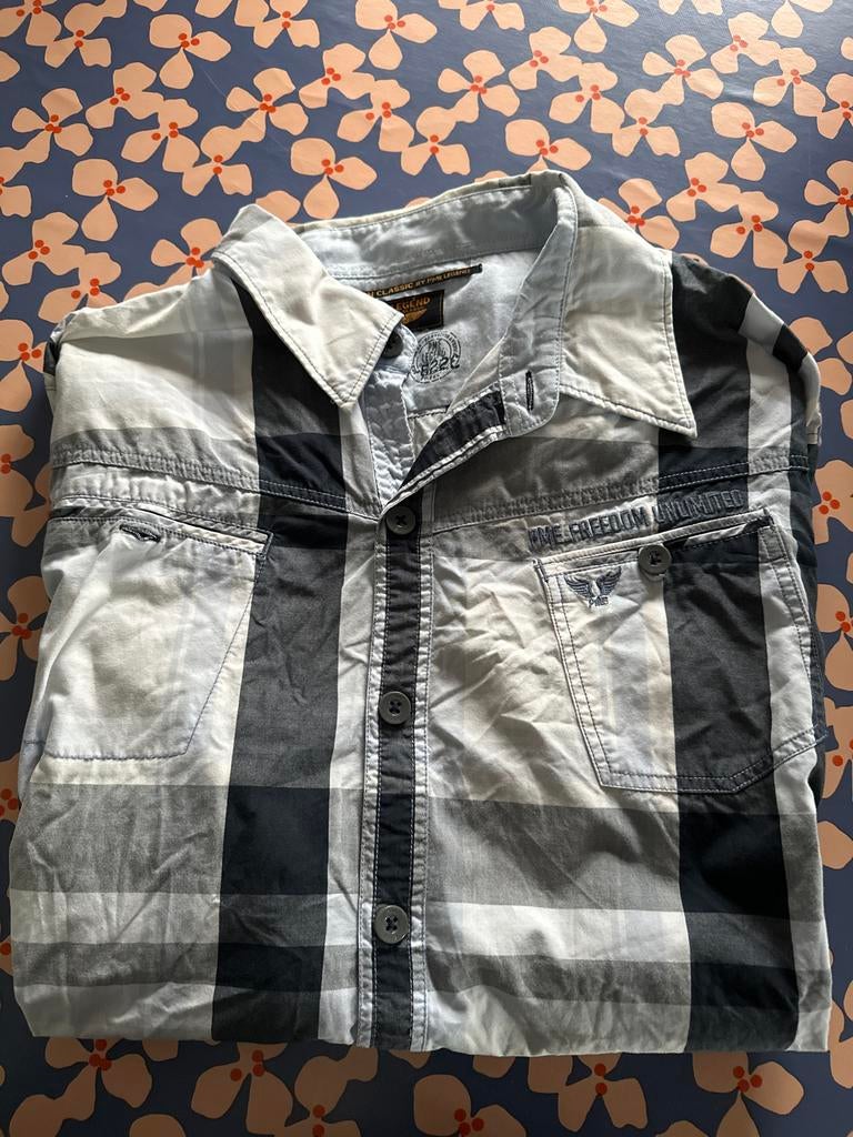 PME Legend overhemd geruit 3XL, Kleding | Heren, Overhemden, Ophalen of Verzenden, Gedragen, Zwart, Overige halswijdtes