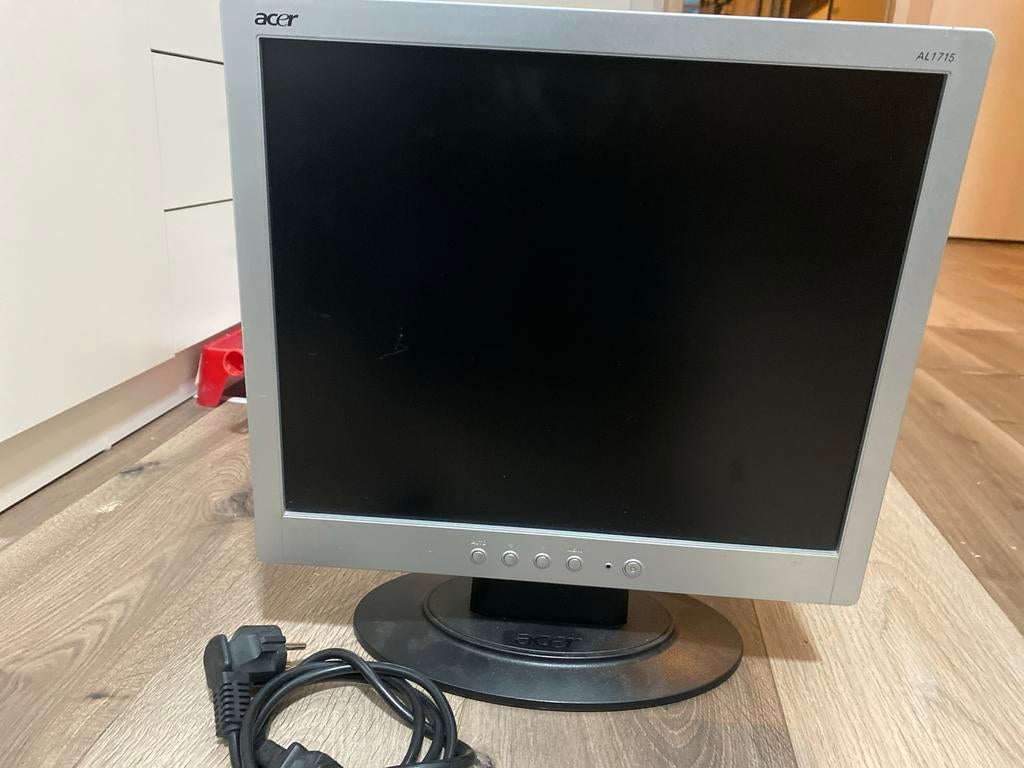 Acer AL1715 Monitor - Gebruikt, Computers en Software, Monitoren, Ophalen, Kantelbaar, VGA, TN