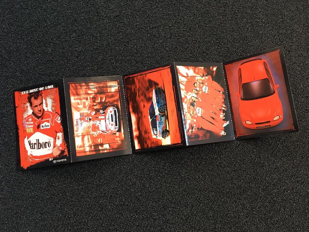 Freddy Loix Toyota Rally sport postkaarten, Verzamelen, Ophalen of Verzenden, 1980 tot heden, Ongelopen, Sport en Spel