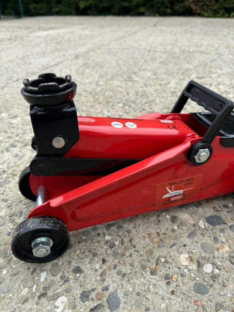 Auto krik 2 ton, Ophalen, Zo goed als nieuw, Hydraulisch, Garagekrik