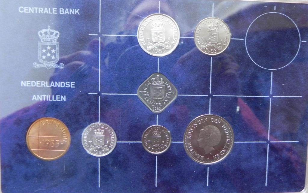 munten ned.antillen., Ophalen, Nieuw