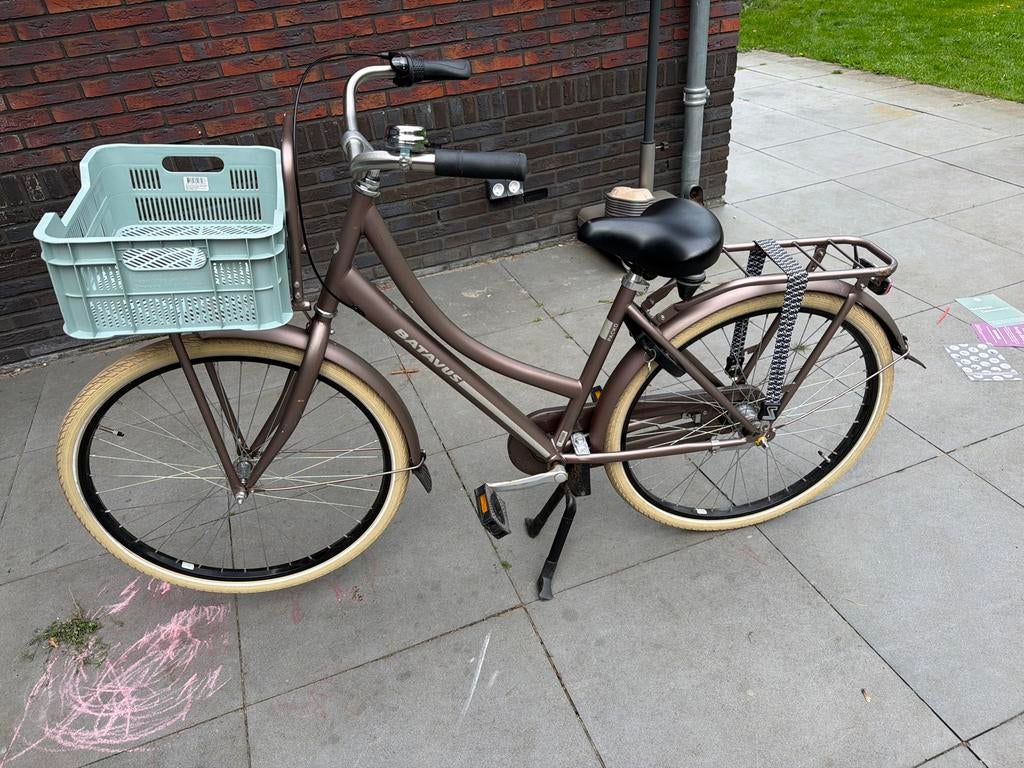 Batavus Packd damesfiets 26 inch, Fietsen en Brommers, Ophalen, Gebruikt, Velgrem, Versnellingen