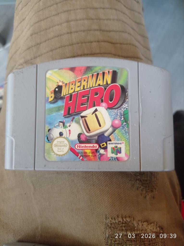 Bomberman Hero Nintendo 64 (N64) - Klassieke Actie Game, Spelcomputers en Games, Games | Nintendo 64, Avontuur en Actie, Gebruikt