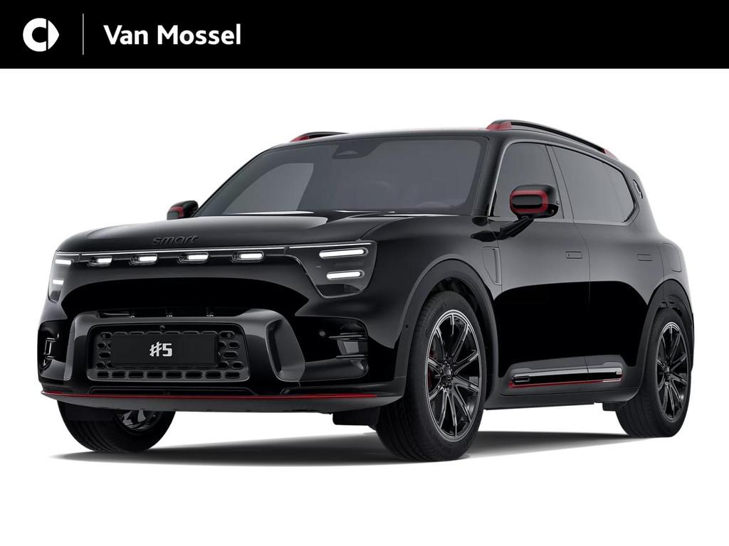 smart #5 BRABUS / Sennheiser-audiosysteem met 20 luidsprek, Auto's, Smart, Automaat, 12 maanden, Stof, Zwart