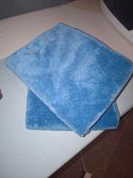 Optidee Optipluche Kussenslopen 40x40 - Blauw, Eenpersoons, Blauw, Hoeslaken of Sloop, Nieuw