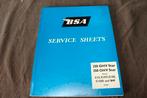 BSA C15 250cc B40 350cc Star motorcycle service sheets, Ophalen of Verzenden, Overige merken