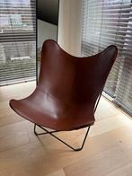 Cuero vlinderstoel, Ophalen, Gebruikt, Bruin, Leer