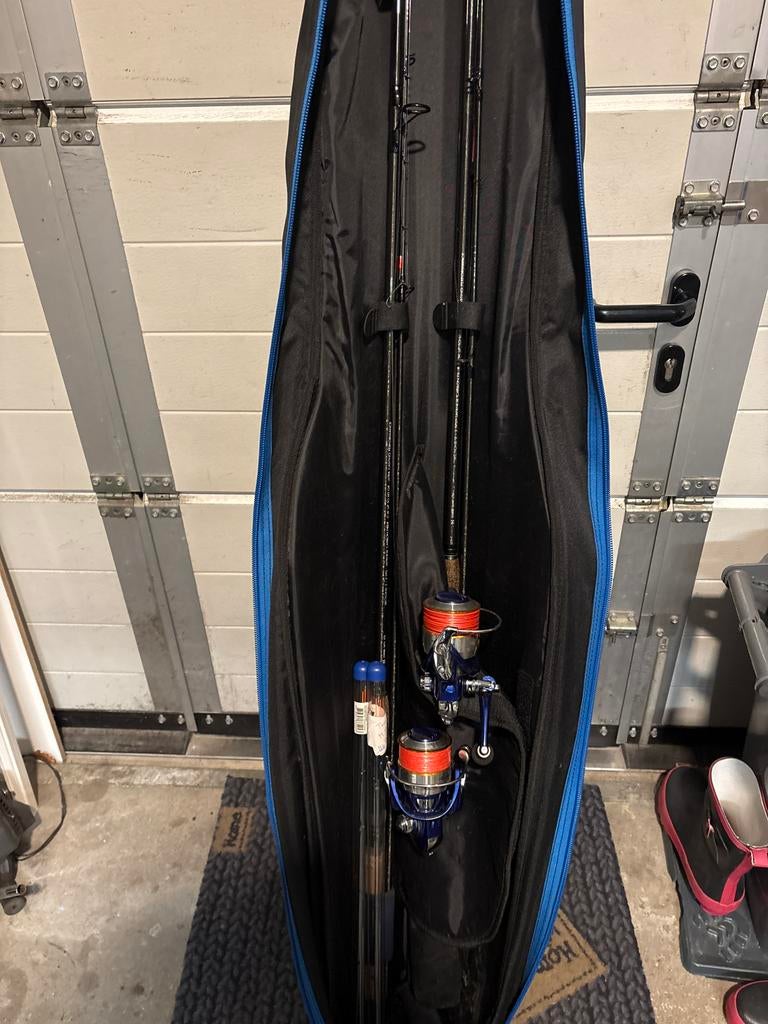 2x cresta identity 12.6 ft 3.75 mtr met  foudraal nieuwstaat, Ophalen of Verzenden, Zo goed als nieuw, Complete set