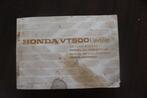 Honda VT500 Custom 1982 motorcycle owner's manual handbuch, Motoren, Ophalen of Verzenden, Honda