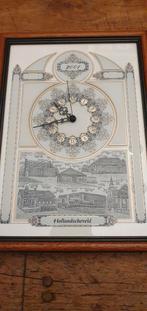 Bijzondere klok glasgravure Hollandscheveld G.Swaenepoel, Ophalen of Verzenden