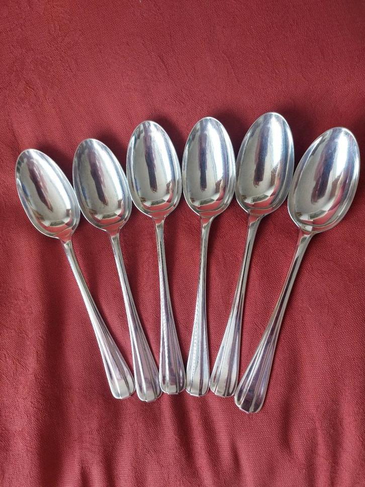 Christa Ehrlich 6 diner lepels Art Deco, Antiek en Kunst, Antiek | Bestek, Ophalen of Verzenden