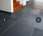 Partij leisteen tegels - antraciet/zwart, Doe-het-zelf en Verbouw, Tegels, Ophalen, Keramiek, 10 m² of meer, Vloertegels