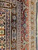 Handgeknoopt perzisch tapijt moud met zijde 124x80, Info@SlatsAntiek.nl, Crème, 100 tot 150 cm, Perzisch