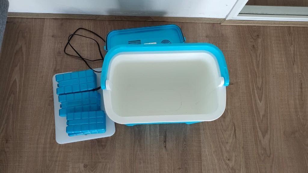 Koelbox voor in de auto, Caravans en Kamperen, Koelboxen, Ophalen, Zo goed als nieuw, Koelbox, Elektrisch