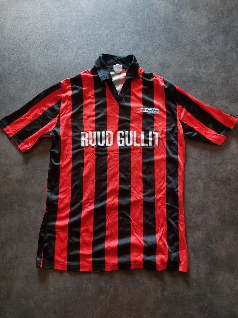Retro Ruud Gullit fan shirt, AC Milan, Ophalen of Verzenden, Voetbal