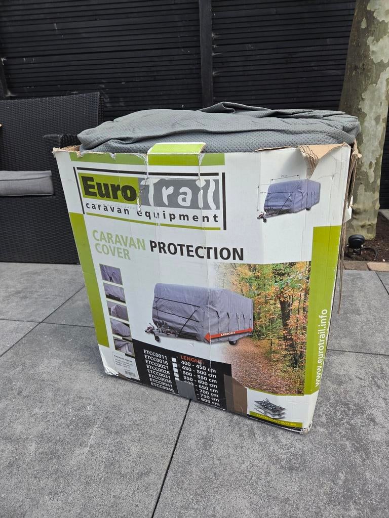 Euro Trail Caravanhoes - maat L 550-600 H 220 B 250 cm, Ophalen of Verzenden