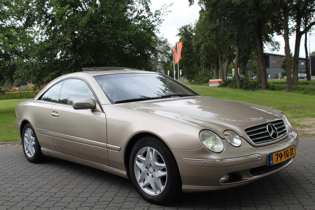 Mercedes-Benz CL 500 V8 Luchtvering, NIEUWSTAAT Collectorsit, Auto's, Oldtimers, Beige, 4 stoelen, Beige, Bedrijf