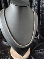 Zilveren koningsketting 424, Sieraden, Tassen en Uiterlijk, Kettingen, Zilver zolder, Ophalen of Verzenden, Zo goed als nieuw