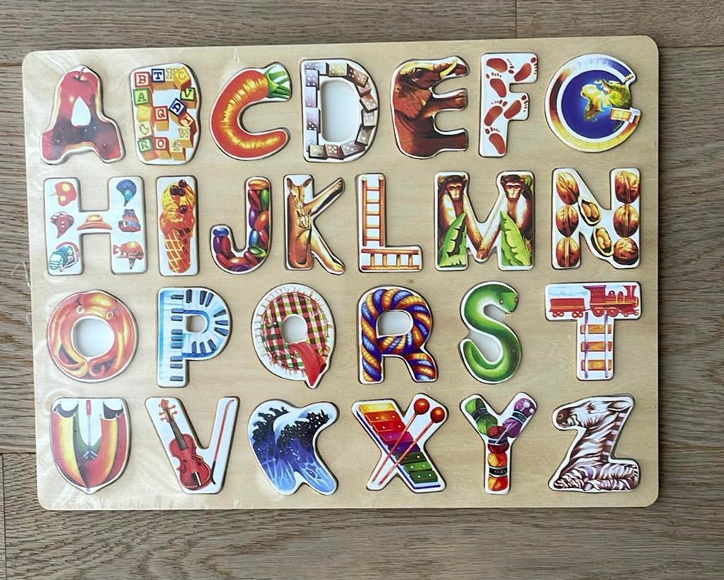 Letter puzzel alfabet NIEUW, Ophalen of Verzenden, Nieuw