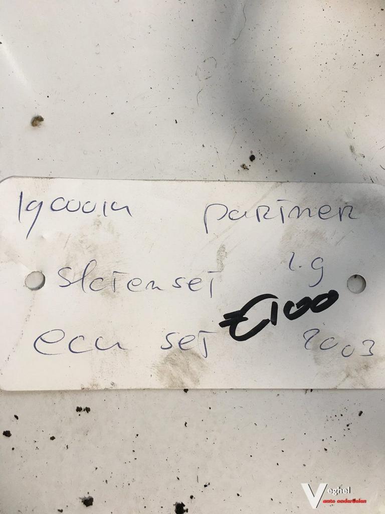 Peugeot Partner 1.9 2003 Contactslot met ECU en sloten, Auto-onderdelen, Gebruikt, -, -, Ophalen of Verzenden