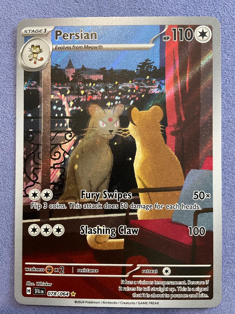 Persian Full Art 078/064 Pokemon kaart, Ophalen of Verzenden, Zo goed als nieuw