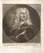 Cornelis Troost mezzotint "Portret Vlaming", 1734, Antiek en Kunst, Ophalen