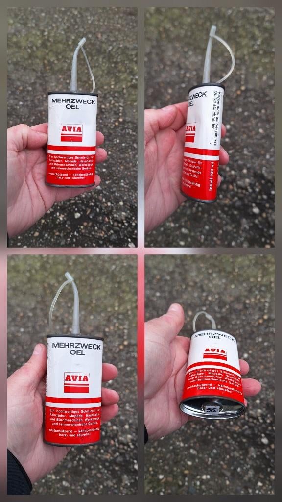Vintage handy oil olieblikje AVIA voor de verzamelaar., Gebruikt, ., ., .