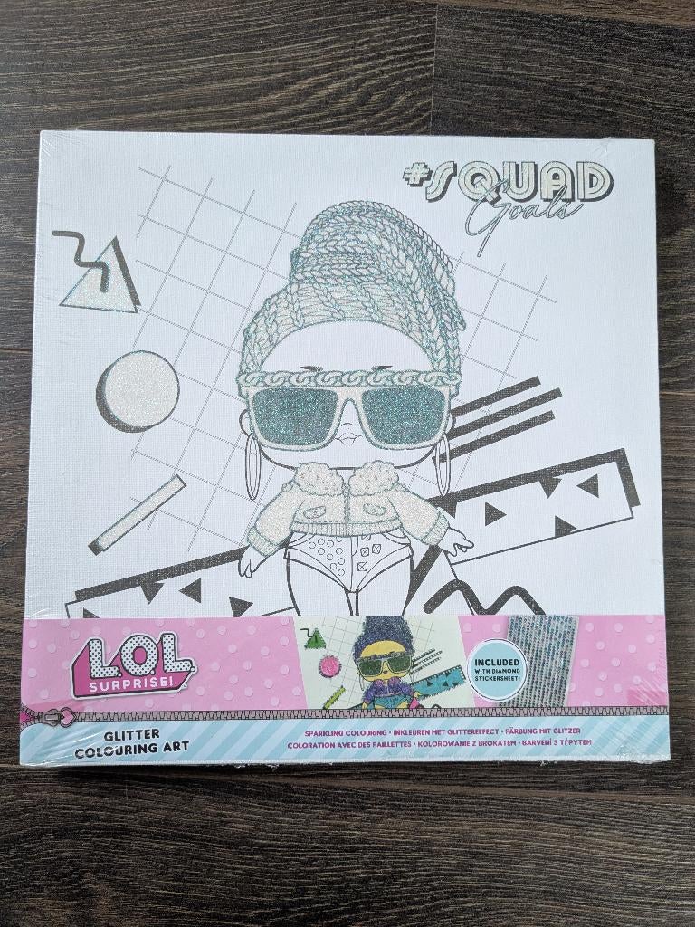 LOL glitter colouring art - nieuw, Hobby en Vrije tijd, Knutselen, Ophalen of Verzenden, Nieuw, Knutselwerk