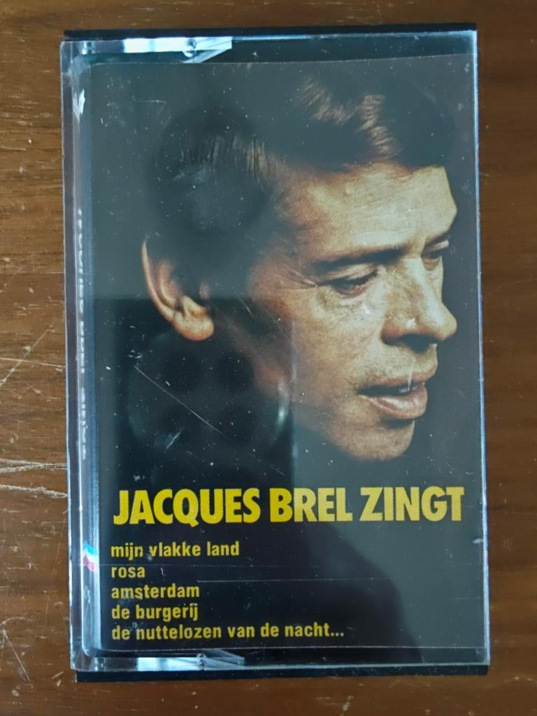 Cassettebandje - Jacques Brel Zingt, Ophalen of Verzenden, Gebruikt, Nederlandstalig, 1 bandje