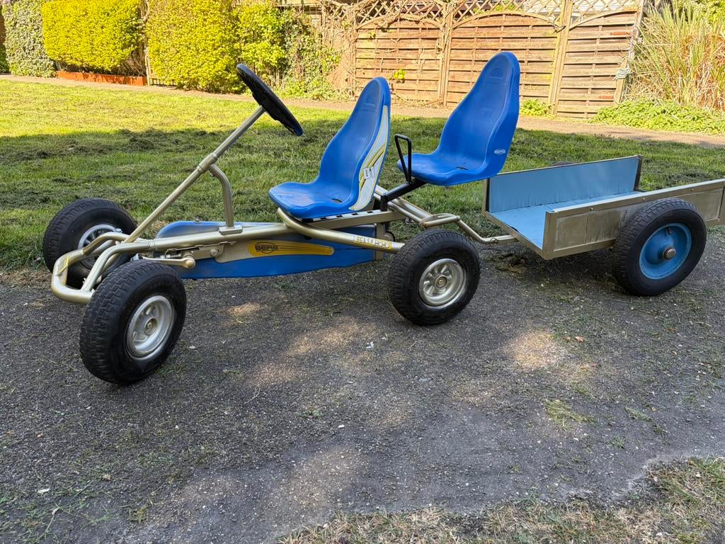 Berg Cross Skelter met duo stoel en aanhanger, Ophalen of Verzenden, Gebruikt, Berg, Duozit