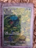 Bulbasaur 166/165 Illustration Rare - Scarlet & Violet—151, Ophalen of Verzenden, Nieuw, Losse kaart, Foil