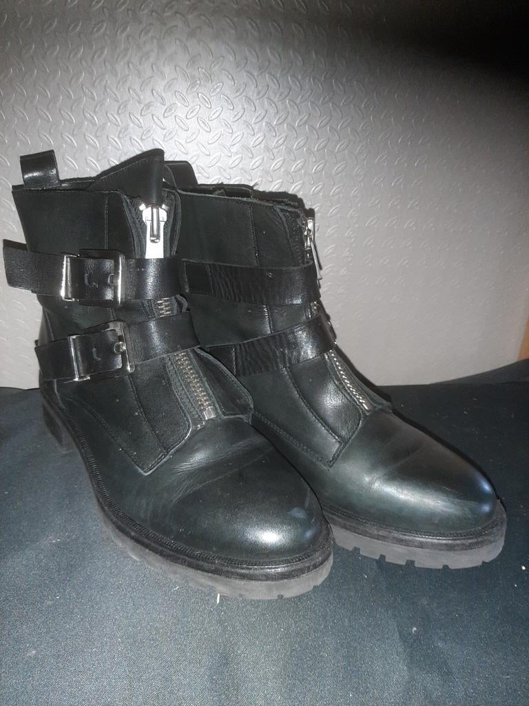 Enkellaarsjes, sacha. Maat 41 als nieuw, Ophalen of Verzenden, Zo goed als nieuw, Zwart, Hoge laarzen