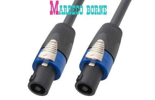 Speakerkabel, Luidspreker kabel NL2 SPK plug, 15 meter 2,5mm, Muziek en Instrumenten, Kabels en Stekkers, Nieuw, Speaker of Versterker