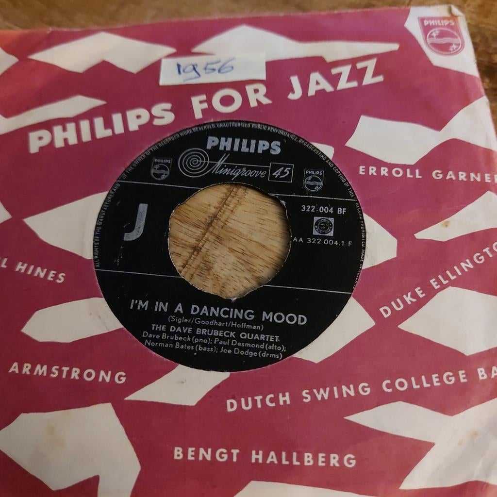 The dave brubeck quartet  / i'm in a dancing mood, Ophalen of Verzenden, Zo goed als nieuw, Jazz en Blues