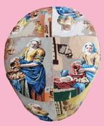 Hoes voor een ovale poef van Vermeer "Melkmeisje"., Ophalen