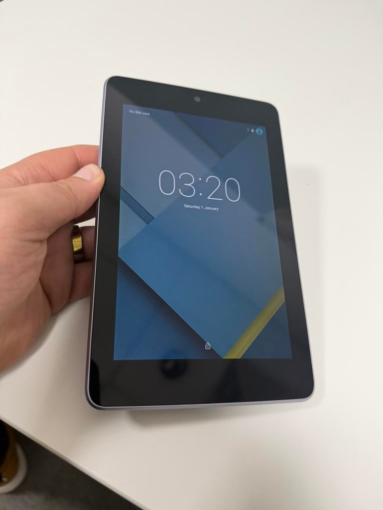Google Nexus 7 Tablet 32GB Werkend Met Oplaadkabel - Android, 32 GB, Gps, Ophalen of Verzenden, Zo goed als nieuw